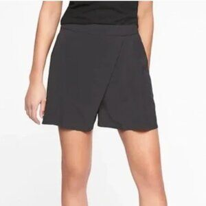 Athleta Planner Skort Black 8 Tall Tennis Golf Short Skort Skirt